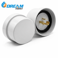 DREAM NEMA Capuchon de raccordement DR-E03-D, Fiche étanche à verrouillage par torsion homologuée UL pour accessoires d'éclairage solaire LED pour lampadaires 50/60Hz