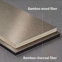 Panel de Pared de Metal con Chapa de Madera de Bambú, Revestimiento de Pared Interior para Hoteles y Salas de Estar, Panel de Pared de Listones de Madera, Panel de Pared 3D