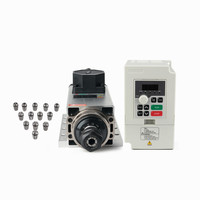 Kit moteur de broche CNC Handi 2.2KW ER20 à bride, refroidi par air, avec roulement, onduleur 2.2KW, 1 jeu de pinces ER20, certifié CE pour machine CNC