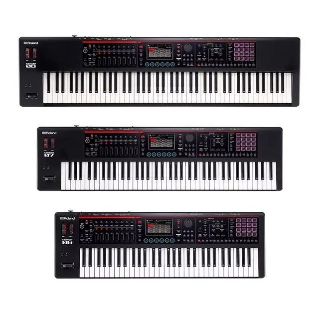 Roland Fantom 06  Portable Piano 61 Key Synthesizer Keyboard Intuitive Compact Focus Field Workstation
