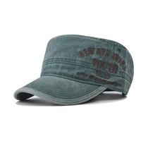 Gorra de Béisbol Deportiva de Algodón Lavado Estilo Vintage, Unisex, Diseño Casual con Letras, Hebilla Ajustable de Cobre Dorado