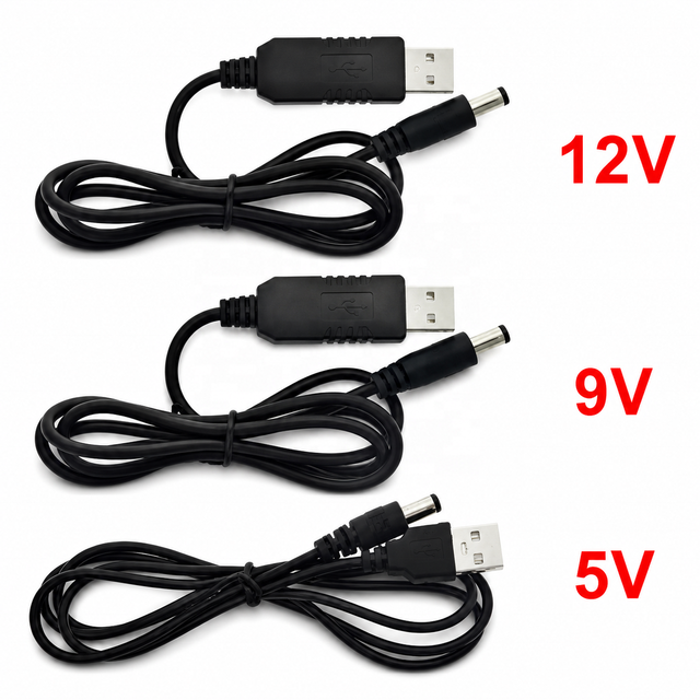 USB Power boost Line DC 5V to DC 9V / 12V Step up Module USB Converter Adapter Cable 2.1x5.5mm Plug Cable