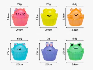 ตุ๊กตาเรซิ่นรูปสัตว์น่ารักเรืองแสงในที่มืด สำหรับทำขนมเค้กอีสเตอร์ งานฝีมือ และตกแต่งสวน<span class=keywords><strong>จิ๋ว</strong></span> - Product Image 4