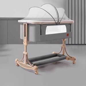 เปลโยกสำหรับทารกแรกเกิดหรูหราพร้อมด้านข้างพับได้โมบายสำหรับโรงพยาบาลทารกกลางแจ้งรับประทานอาหารใช้ในชีวิตประจำวัน - Product Image 1