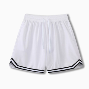 Short de <span class=keywords><strong>basket</strong></span>-ball à séchage rapide en gros d'usine pour hommes femmes pantalon de sport au genou décontracté ample sans chevauchement imprimé - Product Image 3