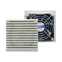 Unité de filtre de ventilateur 9802.24V, étanche, ignifuge, grille filtrante de ventilation, refroidissement d'armoire électrique, anti-poussière