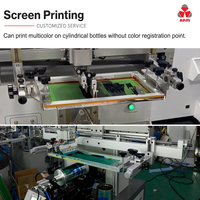 Máquina de serigrafía de botella semiautomática de producción de gran oferta S250 S350