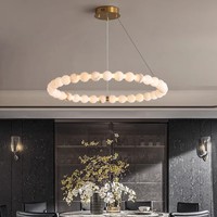 2025 nouvelle Villa minimaliste salon lampe lumière française luxe salle à manger chambre espagnol marbre lustre
