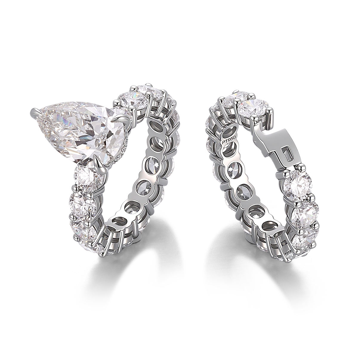 แหวนเพชรแล็บทองแท้ 18k