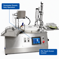 Machine de remplissage et de bouchage semi-automatique personnalisée pour flacons d'huiles essentielles, machine de remplissage de parfum liquide OEM ODM