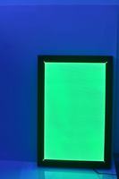Boîte à lumière LED dynamique RGB avec cadre à clipser pour affichage publicitaire, taille personnalisée, signalétique intérieure