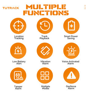 Traceur GPS Tutrack pour voiture, <span class=keywords><strong>antivol</strong></span>, GPS/LBS/BEIDOU, localisation précise, suivi en temps réel, batterie longue durée 6000 mAh - Product Image 3