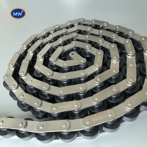 Hochwertige Edelstahl-Akkumulation walze Double Plus Ketten BS25-C208A Free Flow Speed Förder kette für Montagelinie - Product Image 1
