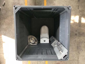 Fábrica de China al aire libre baños portátiles móvil al aire libre retrete <span class=keywords><strong>occidental</strong></span> de baño precio con alcantarilla conexión - Product Image 3