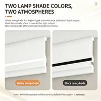 Moulure de plafond en plâtre double couche avec bande LED, corniche décorative plate sans plafond, garniture d'angle de plafond minimaliste pour salon