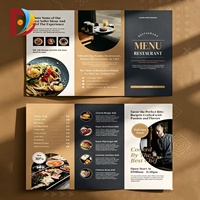 Brochures et dépliants personnalisés de haute qualité en carton fantaisie, impression recyclable, impression numérique, plastification, promotion de la marque