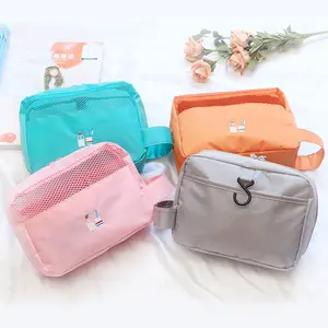 Cosmetic Travel Function Makeup Case Zipper Organizer Storage Pouch Toiletry Beauty Wash Bag Toiletry Bag Ladies