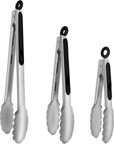 Custom Hot-selling Silicone Food <strong>Tong</strong> Set Durable Stainless Steel Kitchen <strong>Tongs</strong> Non-slip Cooking Clip for Bbq <strong>Salad</strong> Grill <strong>Tongs</strong> - Product Image 1