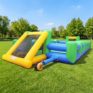 WINSUN Campo de Obstáculos Inflable para Niños, Mesa de Futbolín, PVC con Certificación CE, Libre de Plomo, Ignífugo, Capacidad de 300 kg - Product Image 1