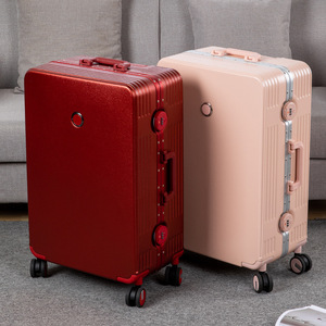 Wedding Suitcase Aluminum Frame Trolley Case 360 Degree Spinner Wheel Anti Theft Lock Women's Travel Carry On Summer 2024 - Product Image 3