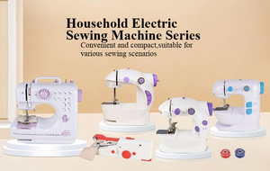 ماكينة خياطة كهربائية محمولة 505 متعددة الوظائف للاستخدام المنزلي وخياطة ملابس الأطفال يدويًا مصنوعة من البلاستيك - Product Image 6