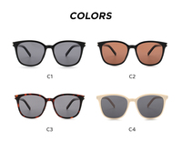 Nouvelles Lunettes de Soleil Rétro Vintage Ovales et Rondes 2026 Unisexe Monture TR90 Verres Polarisés Logo Personnalisé Mode Luxe Tendance