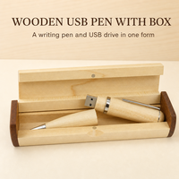 Clé USB écologique en forme de stylo en bois, avec logo personnalisé, 2.0, 8 Go, 16 Go, 32 Go, 64 Go, clé USB, mémoire flash