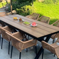 Ensemble de bar haut pour café et salon de thé, table en métal en forme de tambour avec tabourets de bar assortis