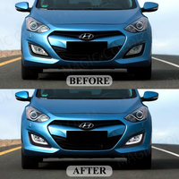 Luces de Circulación Diurna DRL Impermeables, Luz Delantera para Automóvil de 12V para Hyundai Elantra GT I30 2012 2013 2014 2015 2016