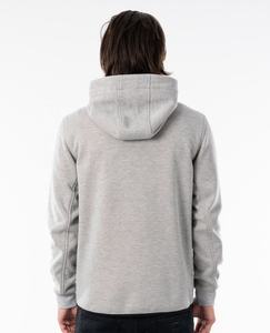 Vente chaude hommes polaire fermeture éclair à capuche conception à manches longues avec fermeture éclair poche kangourou à capuche pour hommes - Product Image 2