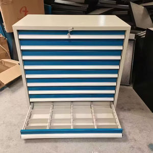 ตู้เก็บเครื่องมือช่างแบบโมดูลาร์สำหรับงานหนัก ราคาประหยัด ใช้ในโรงรถหรืออู่ซ่อม พร้อมโต๊ะทำงาน - Product Image 1