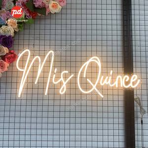 Enseigne au néon <span class=keywords><strong>Mis</strong></span> Quince pour les décorations de fête d'anniversaire 15e XV - Product Image 3