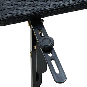 La <span class=keywords><strong>table</strong></span> suspendue au rail possè<span class=keywords><strong>de</strong></span> un cadre en métal robuste et une conception pliable, idéale pour les petits espaces tels que les cafés <span class=keywords><strong>de</strong></span> <span class=keywords><strong>terrasse</strong></span>. - Product Image 6