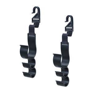 Paquete de 2 ABS retráctil Universal para reposacabezas de vehículo, gancho para coche, nuevo diseño, Popular paraguas, Kits interiores de almacenamiento - Product Image 1