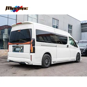 New PP Plastics LM350 Design Front Car Bumpers Bodykit For Toyota Hiace Commuter Van High Roof Body Kit