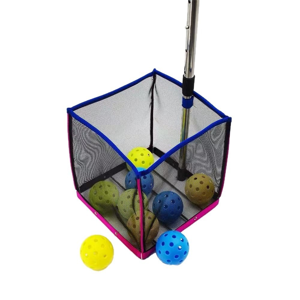 Acedrive Alloy Adjustable Telescopic Handle Comfortable Grip Essential for Professional Pickleball Training Ball Picker No