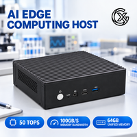 Host Komputasi AI Edge untuk Inferensi AI Edge, Mini PC Bertenaga dengan Bandwidth Memori 100GB/s