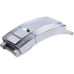 9x9mm 904L Stainless Steel Combination Folding Slider Buckle Watchband Clasp for Rolex Strap for Daytona Submariner