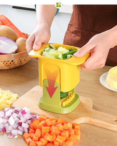 하이 퀄리티 다기능 가정용 야채 쵸퍼 수동 슬라이서 커터 다이서 감자 양파 당근 도구 - Product Image 4
