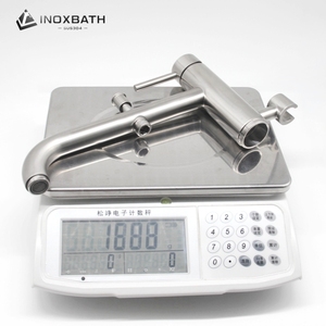 Robinet en acier inoxydable 304 à commande manuelle, chaud et froid, avec douchette pour <span class=keywords><strong>baignoire</strong></span>, tête <span class=keywords><strong>de</strong></span> douche à jet, robinet mural avec noyau en céramique pour appartements - Product Image 1