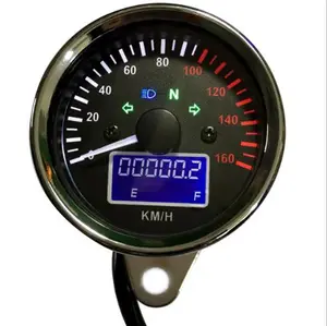 Universal Digital Meter 7 Colors Speedometer Motorcycle