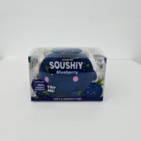 USA Warehouse Jumbo Geurende Blauwe Bes Fruit Squishy Knijp Speelgoed Grote Maat Schattig Blauwe Bes Sensorisch Fidget Ontspanningsspeelgoed