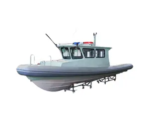 Series Yacht Aluminum Hull CE Certified Luxury 36ft Inflatable Boat With Hypalon/PVC