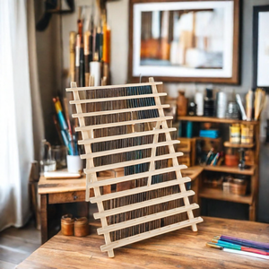 Custom Wooden Sewing and Embroidery <strong>Thread</strong> Holder Organizer <strong>Thread</strong> <strong>Rack</strong> for Sewing With Hanging Hooks