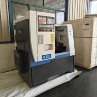 Volledig geautomatiseerde H32i CNC-draaibank met gereedschapsstandaard, automatische CNC-machine, mini-uitvoering, schuine bedden, Fanuc, Siemens, GSK