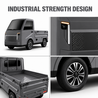 Nouveau design de mini camionnette électrique, style moderne, véhicule utilitaire à 4 roues pour la logistique urbaine et le transport agricole