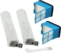 Ensemble de filtres à brosse à rouleaux en plastique lavables et réutilisables pour aspirateur Bissell Cross Wave Omni Force 3912N 4046