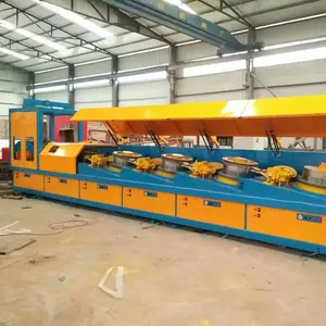 China Hebei Manufacture Supplier Straight Line Wire Drawing Machine For Steel Wire Galvanized Wire Nail Production Line