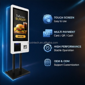 Kiosco de Autoservicio de 27'' para Pedidos, Terminal de Pago Todo en Uno para Supermercados sin Personal, con Reconocimiento Facial Táctil y Pantalla LCD - Product Image 4