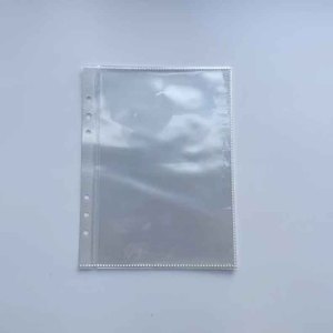 Repuesto Universal de Hojas Sueltas para Libro de Tarjetas <span class=keywords><strong>A5</strong></span>, <span class=keywords><strong>6</strong></span> Anillos, 4 Cuadrículas, Transparente, PP, Modelo 00, Venta al por Mayor en China - Product Image 6